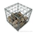 Wire Mesh Welded Galvanized Gabion Baskets Mempertahankan Dinding